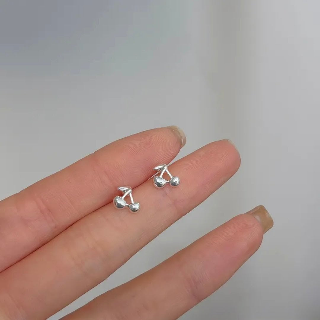 PENDIENTES CEREZA