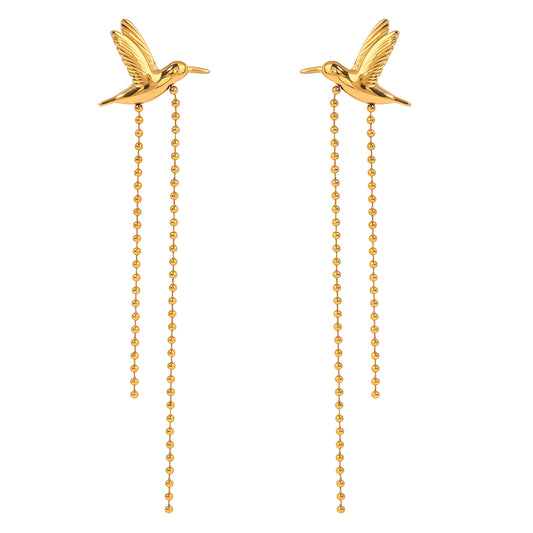PENDIENTES COLIBRI EN VUELO