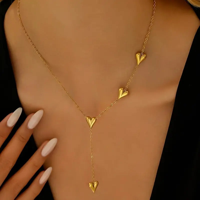 COLLAR FOUR HEARTS