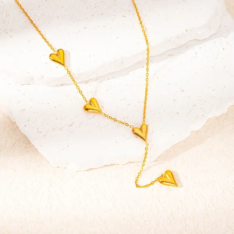 COLLAR FOUR HEARTS