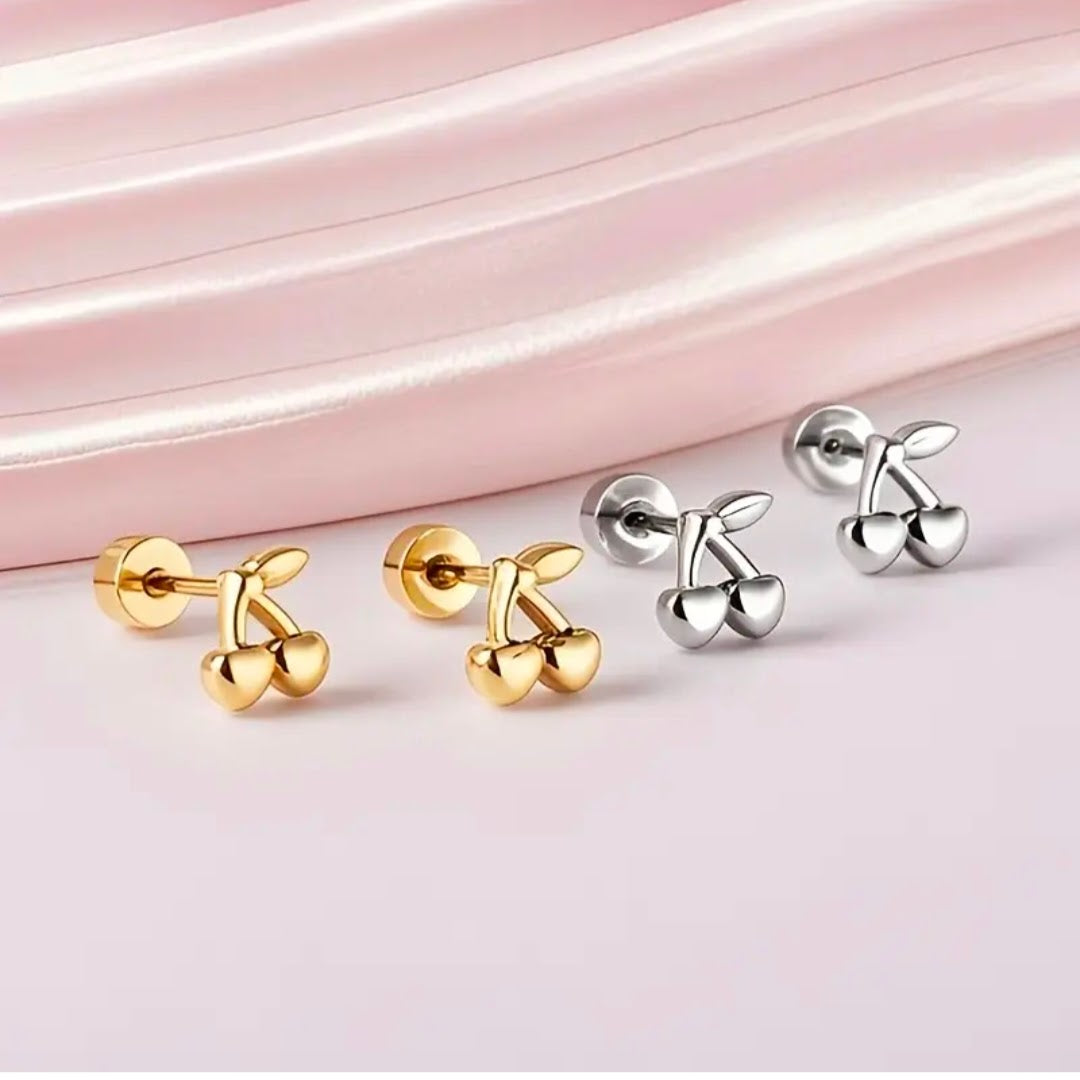 PENDIENTES CEREZA
