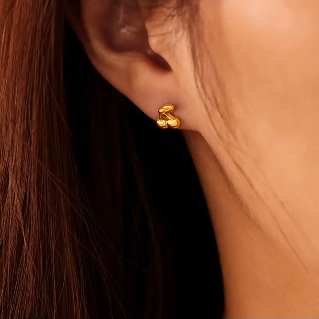 PENDIENTES CEREZA