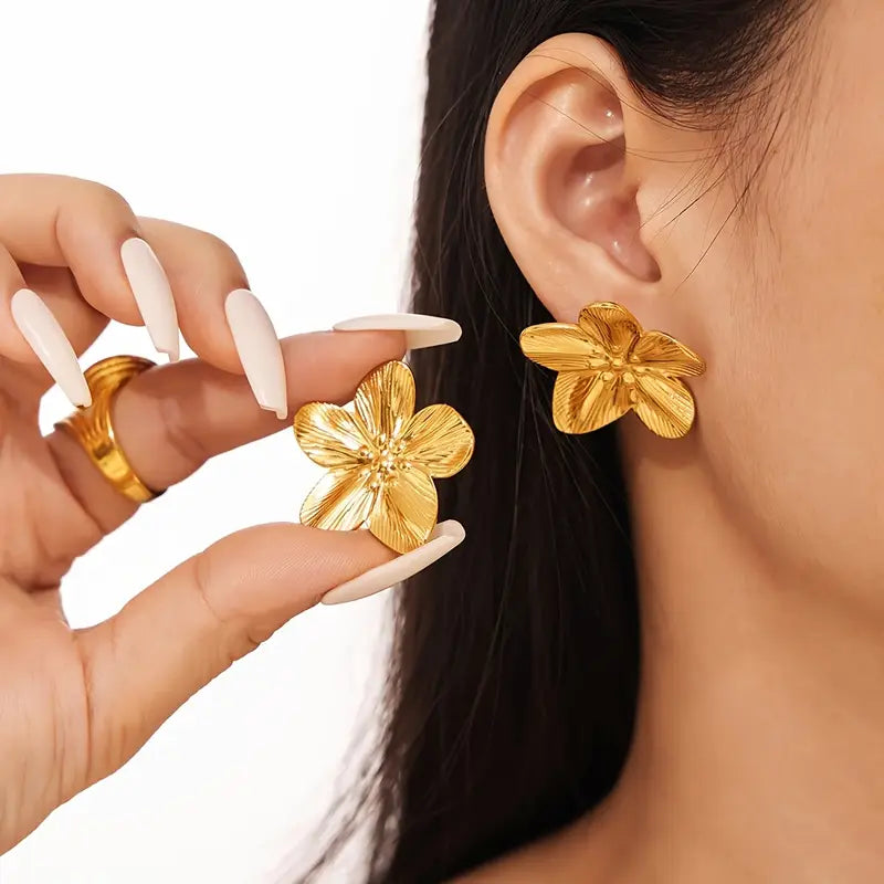 PENDIENTES MAGNOLIA ETERNA