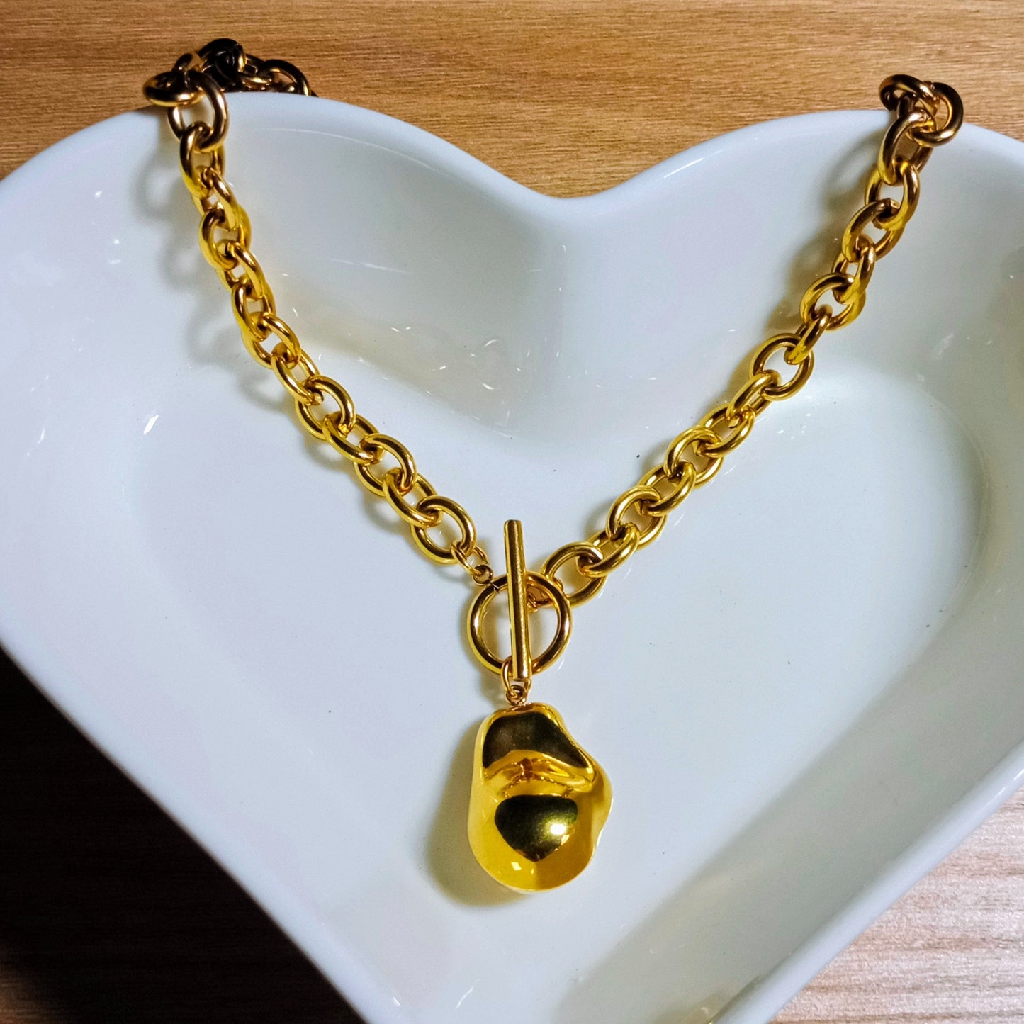 COLLAR ROCA LISA
