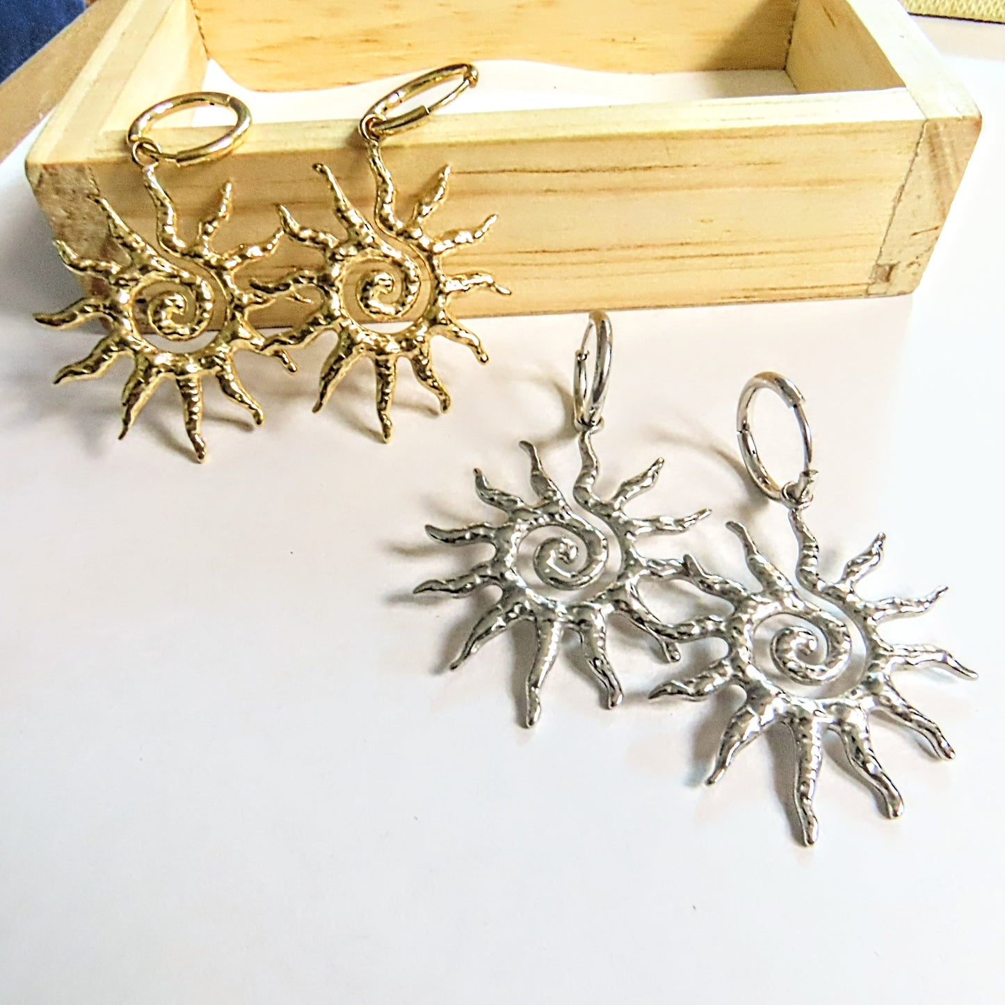 PENDIENTES SPIRAL SUNNY